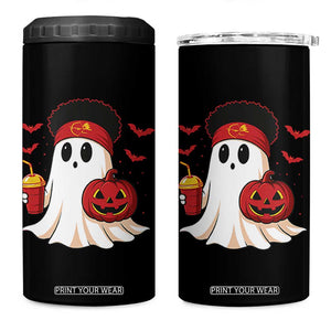 Halloween KC Ghost 4 in 1 Can Cooler Tumbler Pumpkin Ghost Costume Football TS10 One Size: 16 oz Black Print Your Wear
