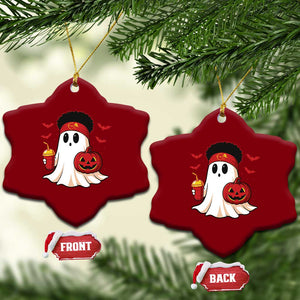 Halloween KC Ghost Ceramic Ornament Pumpkin Ghost Costume Football TS10 Print Your Wear