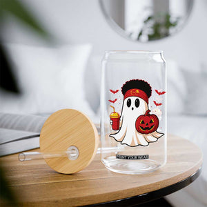 Halloween KC Ghost Glass Can Pumpkin Ghost Costume Football TS10 Print Your Wear