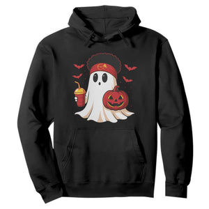 Halloween Chiefs Ghost Hoodie Pumpkin Ghost Costume TS10 Black Print Your Wear