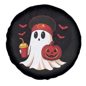 Halloween Chiefs Ghost Spare Tire Cover Pumpkin Ghost Costume TS10 Print Your Wear