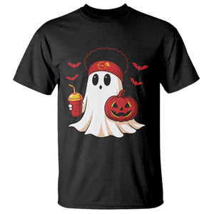 Halloween Chiefs Ghost T Shirt Pumpkin Ghost Costume TS10 Black Print Your Wear