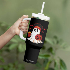 Halloween KC Ghost Tumbler With Handle Pumpkin Ghost Costume Football TS10 Print Your Wear