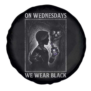 On Wednesdays We Wear Black Spare Tire Cover Tarot Card Goth Halloween TS10 Print Your Wear