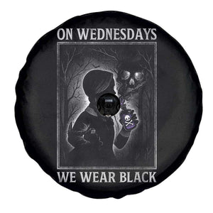 On Wednesdays We Wear Black Spare Tire Cover Tarot Card Goth Halloween TS10 Print Your Wear