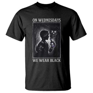 On Wednesdays We Wear Black T Shirt Tarot Card Goth Halloween TS10 Black Print Your Wear