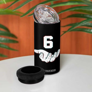 Number 6 4 in 1 Can Cooler Tumbler Matching 67 Meme Costume 6th Birthday 6 Years TS10 Print Your Wear