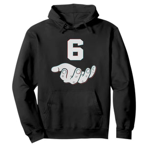 Number 6 Hoodie Matching 67 Meme Costume 6th Birthday 6 Years TS10 Black Print Your Wear