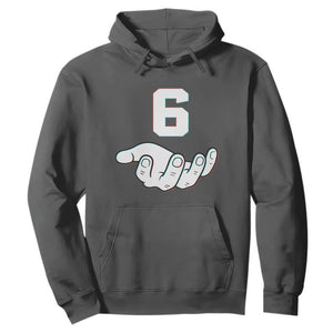Number 6 Hoodie Matching 67 Meme Costume 6th Birthday 6 Years TS10 Dark Heather Print Your Wear