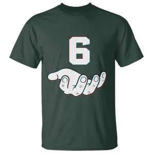 Number 6 T Shirt Matching 67 Meme Costume 6th Birthday 6 Years TS10 Dark Forest Green Print Your Wear