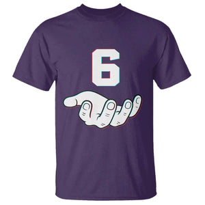 Number 6 T Shirt Matching 67 Meme Costume 6th Birthday 6 Years TS10 Purple Print Your Wear