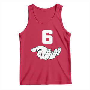 Number 6 Tank Top Matching 67 Meme Costume 6th Birthday 6 Years TS10 Red Print Your Wear