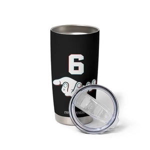 Number 6 Tumbler Cup Matching 67 Meme Costume 6th Birthday 6 Years TS10 Print Your Wear
