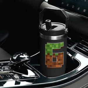 Number 6 Flip Straw Tumbler Game Matching 67 Meme Costume 6th Birthday 6 Years TS10 Print Your Wear