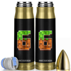 Number 6 Bullet Tumbler Game Matching 67 Meme Costume 6th Birthday 6 Years TS10 Black Print Your Wear