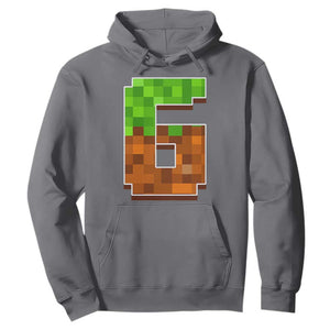 Number 6 Hoodie Game Matching 67 Meme Costume 6th Birthday 6 Years TS10 Charcoal Print Your Wear