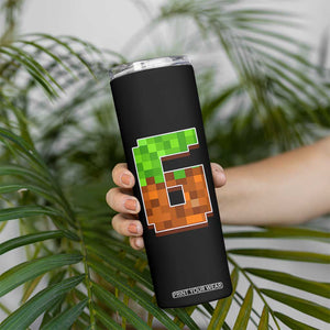 Number 6 Skinny Tumbler Game Matching 67 Meme Costume 6th Birthday 6 Years TS10 Print Your Wear