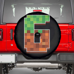 Number 6 Spare Tire Cover Game Matching 67 Meme Costume 6th Birthday 6 Years TS10 Black Print Your Wear