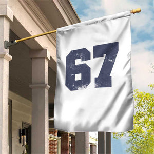 Number 67 Garden Flag Numbered Uniform Sports Jersey Team 67th Birthday TS10 Print Your Wear