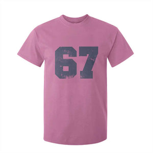 Number 67 T Shirt For Kid Numbered Uniform Sports Jersey Team 67th Birthday TS10 Azalea Print Your Wear