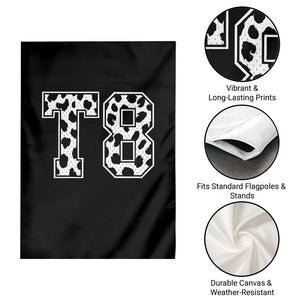 T8 Jersey Number Garden Flag Y2k Leopard Number Concert Inspired Outfit Varsity Sports TS10 Print Your Wear