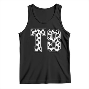 T8 Jersey Number Tank Top Y2k Leopard Number Concert Inspired Outfit Varsity Sports TS10 Black Print Your Wear