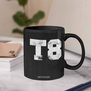 T8 Jersey Coffee Mug Concert Inspired Outfit Varsity Sports TS10 Print Your Wear