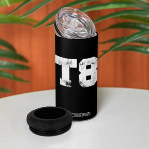 T8 Jersey 4 in 1 Can Cooler Tumbler Concert Inspired Outfit Varsity Sports TS10 Print Your Wear