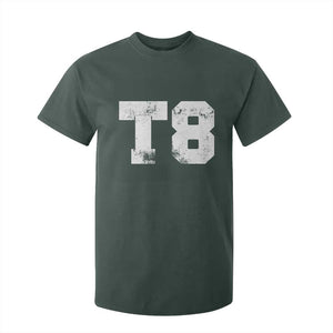 T8 Jersey T Shirt For Kid Concert Inspired Outfit Varsity Sports TS10 Dark Forest Green Print Your Wear
