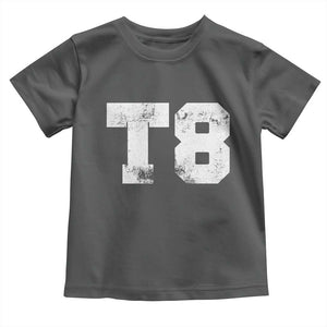 T8 Jersey Toddler T Shirt Concert Inspired Outfit Varsity Sports TS10 Dark Heather Print Your Wear