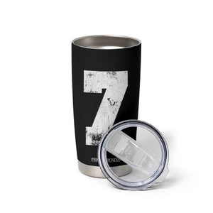 Number 7 Tumbler Cup Matching 67 Meme 7th Birthday 7 Years TS10 Print Your Wear