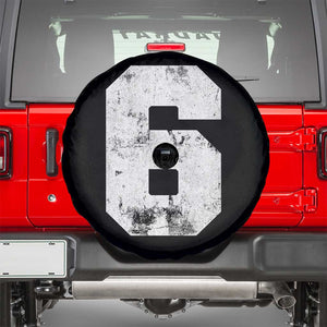 Number 6 Spare Tire Cover Matching 67 Meme 6th Birthday 6 Years TS10 Black Print Your Wear