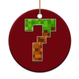 Number 7 Ceramic Ornament Game Matching 67 Meme Costume 7th Birthday 7 Years TS10 1pc Red Print Your Wear