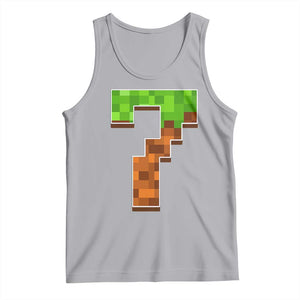 Number 7 Tank Top Game Matching 67 Meme Costume 7th Birthday 7 Years TS10 Athletic Heather Print Your Wear