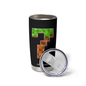 Number 7 Tumbler Cup Game Matching 67 Meme Costume 7th Birthday 7 Years TS10 Print Your Wear