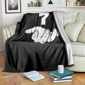 Number 7 Throw Blanket Matching 67 Meme Costume 7th Birthday 7 Years TS10 Print Your Wear