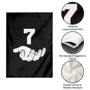 Number 7 Garden Flag Matching 67 Meme Costume 7th Birthday 7 Years TS10 Print Your Wear