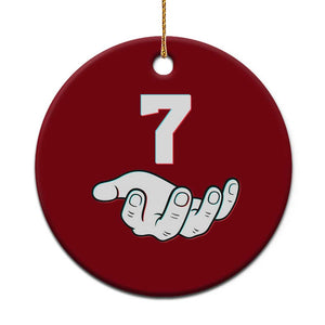 Number 7 Ceramic Ornament Matching 67 Meme Costume 7th Birthday 7 Years TS10 1pc Red Print Your Wear