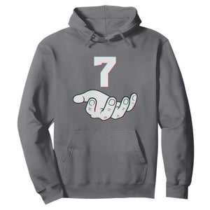 Number 7 Hoodie Matching 67 Meme Costume 7th Birthday 7 Years TS10 Charcoal Print Your Wear