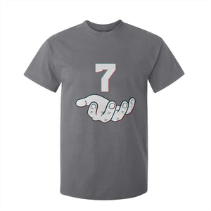 Number 7 T Shirt For Kid Matching 67 Meme Costume 7th Birthday 7 Years TS10 Charcoal Print Your Wear