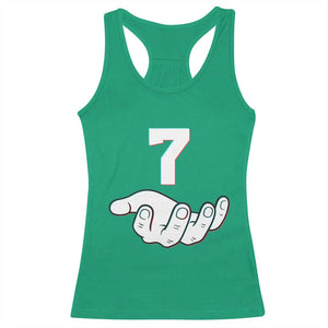 Number 7 Racerback Tank Top Matching 67 Meme Costume 7th Birthday 7 Years TS10 Irish Green Print Your Wear