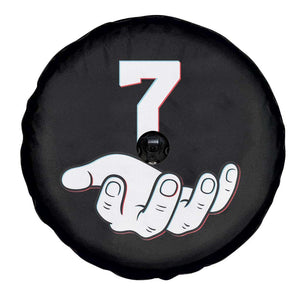Number 7 Spare Tire Cover Matching 67 Meme Costume 7th Birthday 7 Years TS10 Print Your Wear