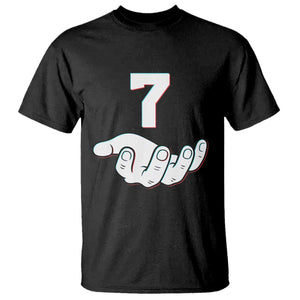 Number 7 T Shirt Matching 67 Meme Costume 7th Birthday 7 Years TS10 Black Print Your Wear