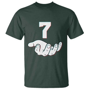 Number 7 T Shirt Matching 67 Meme Costume 7th Birthday 7 Years TS10 Dark Forest Green Print Your Wear