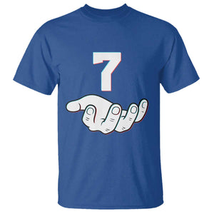 Number 7 T Shirt Matching 67 Meme Costume 7th Birthday 7 Years TS10 Royal Blue Print Your Wear