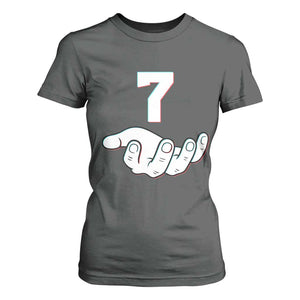 Number 7 T Shirt For Women Matching 67 Meme Costume 7th Birthday 7 Years TS10 Dark Heather Print Your Wear