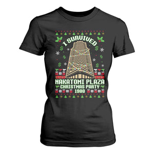 Nakatomi Plaza Christmas Party 1988 T Shirt For Women Xmas Jumper Funny 80's Die Movie Bruce TS10 Black Print Your Wear
