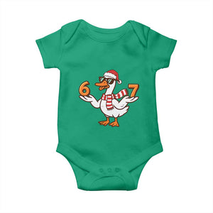 67 Christmas Silly Goose Baby Onesie 6 7 Meme Funny Six Seven Gen Alpha Slang TS10 Irish Green Print Your Wear