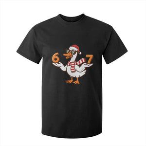 67 Christmas Silly Goose T Shirt For Kid 6 7 Meme Funny Six Seven Gen Alpha Slang TS10 Black Print Your Wear