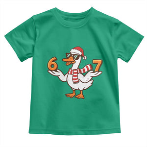 67 Christmas Silly Goose Toddler T Shirt 6 7 Meme Funny Six Seven Gen Alpha Slang TS10 Irish Green Print Your Wear